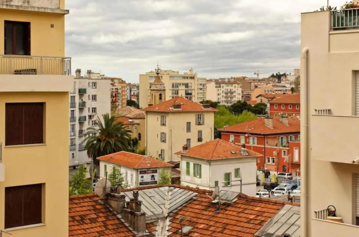 아파트 Studio Climatise Au Calme, Terrasse Vue Colline 니스